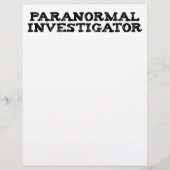 Paranormal Investigator Ghost Hunting (Front)