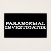 Paranormal Investigator Ghost Hunting (Front)