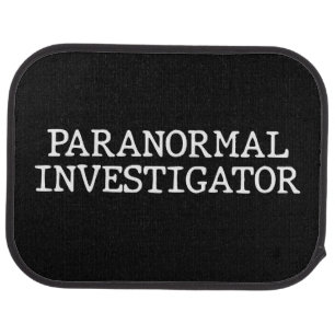 Paranormal Investigator Ghost Hunting EVP Car Floor Mat