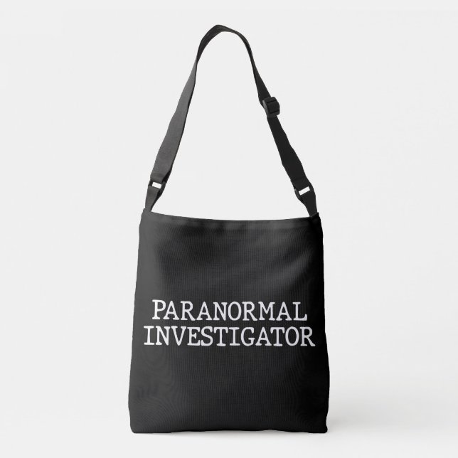 Paranormal Investigator Ghost Hunting EVP Crossbody Bag (Back)