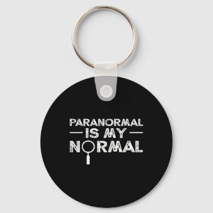Paranormal Investigator Ghost Hunting Funny Gift Keychain