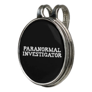 Paranormal Investigator Ghost Hunting Golf Hat Clip