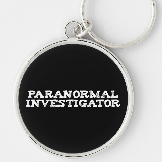 Paranormal Investigator Ghost Hunting Keychain (Front)