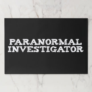 Paranormal Investigator Ghost Hunting Paper Pad