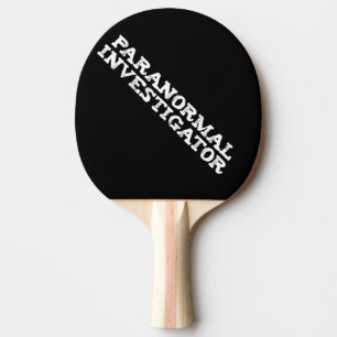 Paranormal Investigator Ghost Hunting Ping Pong Paddle