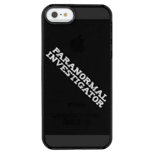 Paranormal Investigator Ghost Hunting Clear iPhone SE/5/5s Case