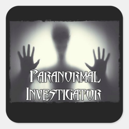 Paranormal Investigator Ghost Stickers