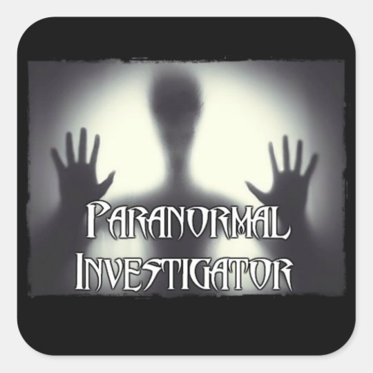 Paranormal Investigator Ghost Stickers | Zazzle.com