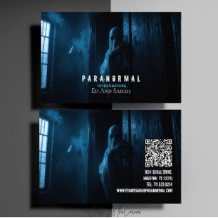 Paranormal Investigator Haunted Ghost Business Card