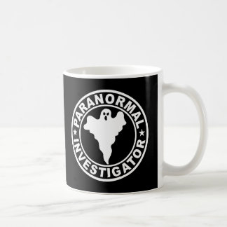 Paranormal Investigator Logo Ghost Hunter Coffee Mug