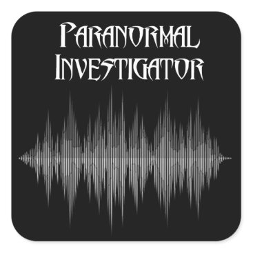 Paranormal Investigator Soundwave Stickers