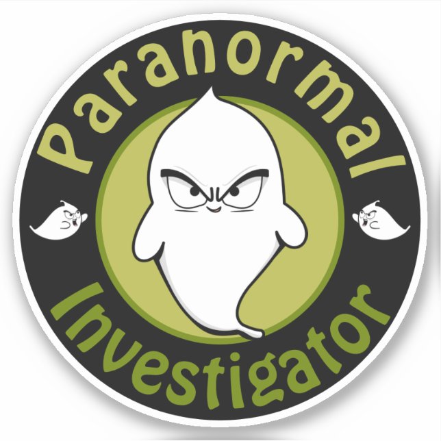 Paranormal Investigator  Sticker (Front)