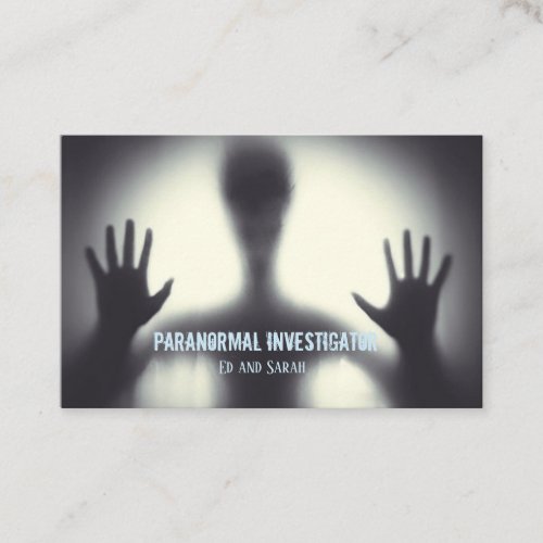 Paranormal Investigator The Beyond Business Card