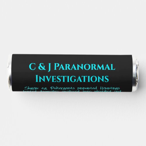 Paranormal Investigator with ghost logo Breath Savers Mints