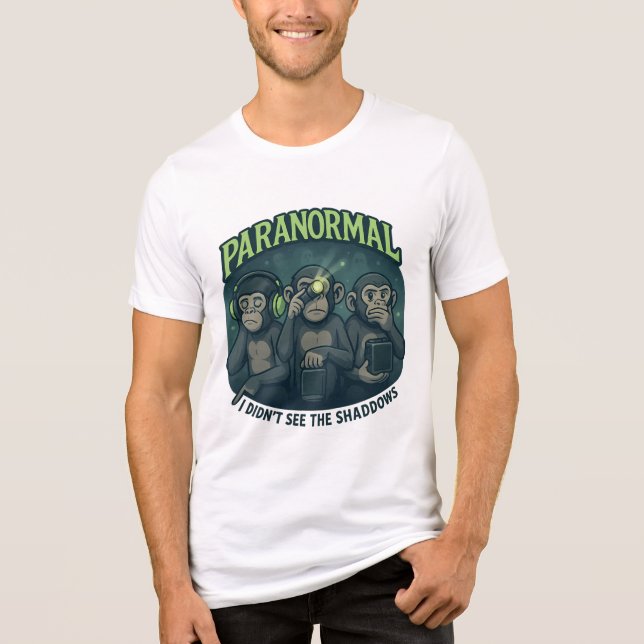Paranormal Monkey Ghost-Hunting Tee (Front)