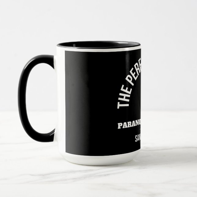 Paranormal Museum Mug - Black and White (Left)