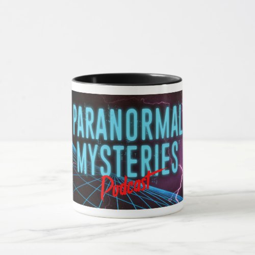 Paranormal Mysteries Synthwave Coffee Mug