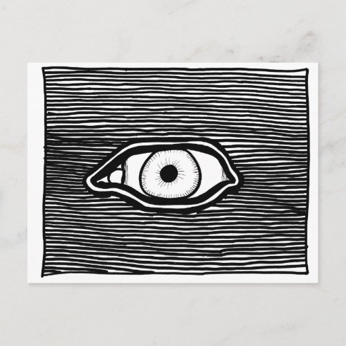 ParanormalPrints Post Card Omniscient Eye