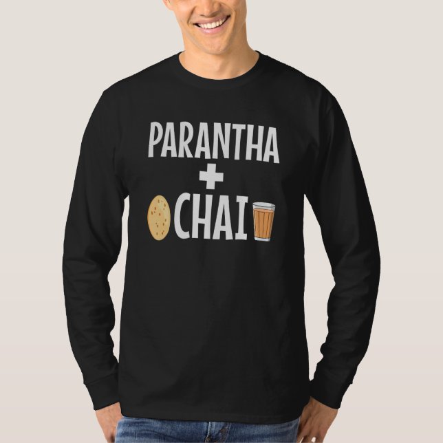 Parantha Chai Sardar Desi Sikh Punjabi Indian T-Shirt (Front)
