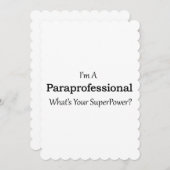 Paraprofessional (Front/Back)