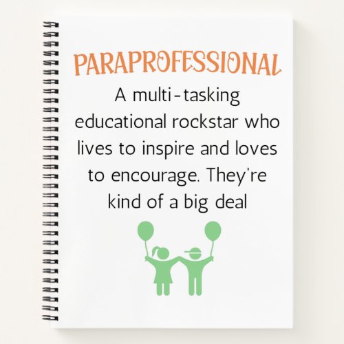 Paraprofessional Appreciation Day 2022 Notebook