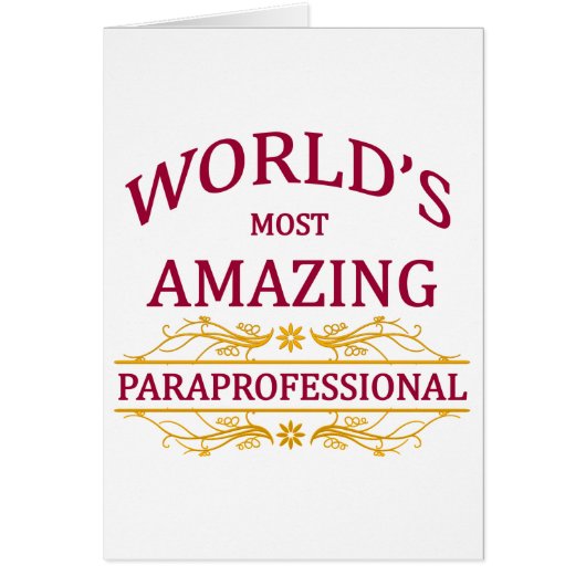Paraprofessional Cards (Front)