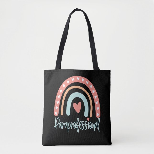 Paraprofessional End of Year Thank You Gift Tote Bag (Front)