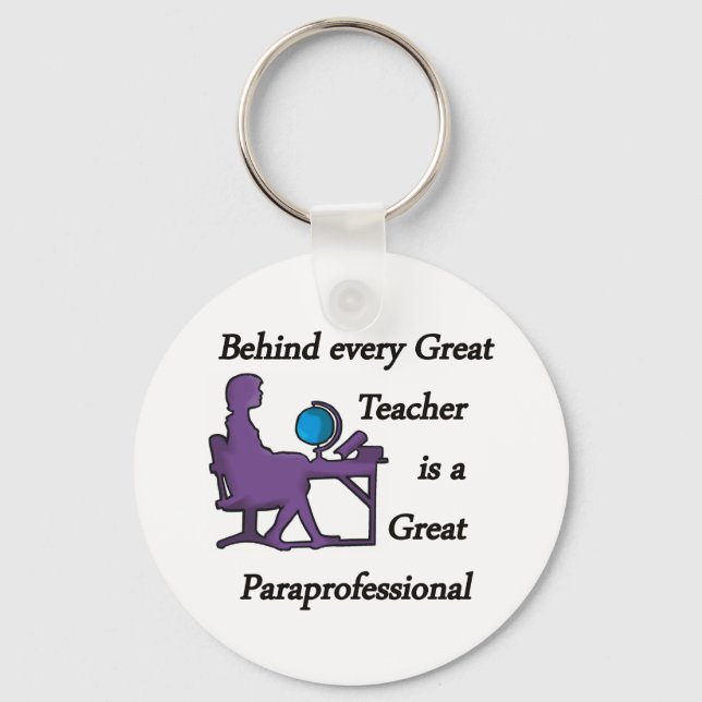 Paraprofessional Keychain (Front)