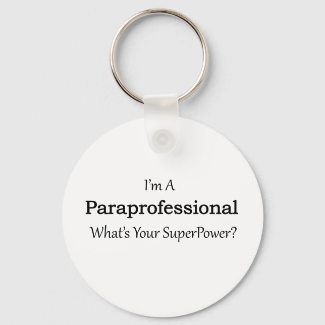 Paraprofessional Keychain (Front)