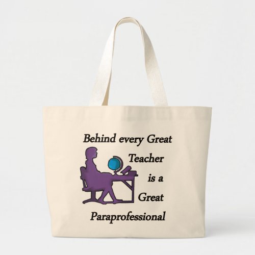 Paraprofessional Large Tote Bag