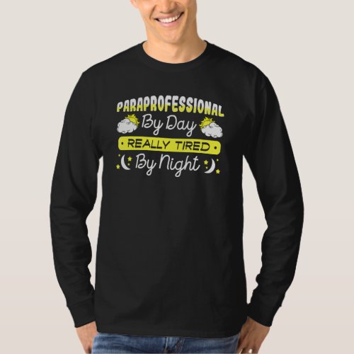 Paraprofessional Paraeducator Para-Pro Teachers Ai T-Shirt
