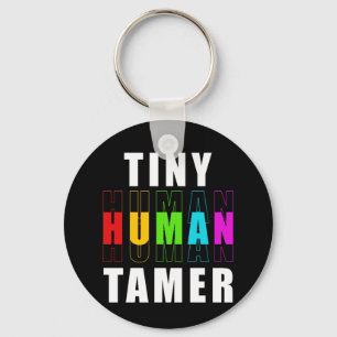 Paraprofessional Paraeducator Tiny Tamer Teacher Keychain