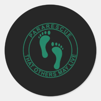 Pararescue Pj Jolly Green Feet 0705201802 Classic Round Sticker