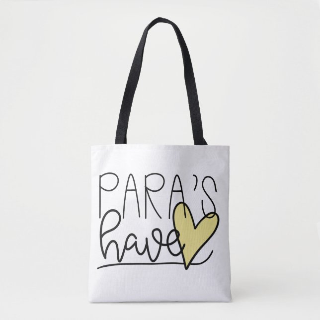 Para's Have Heart Tote Bag (Front)