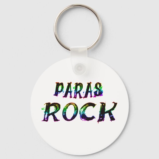 PARAS ROCK WITH COLOR KEYCHAIN (Front)