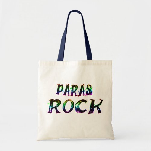 PARAS ROCK WITH COLOR TOTE BAG