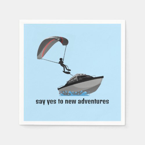 Parasailing Design Napkins