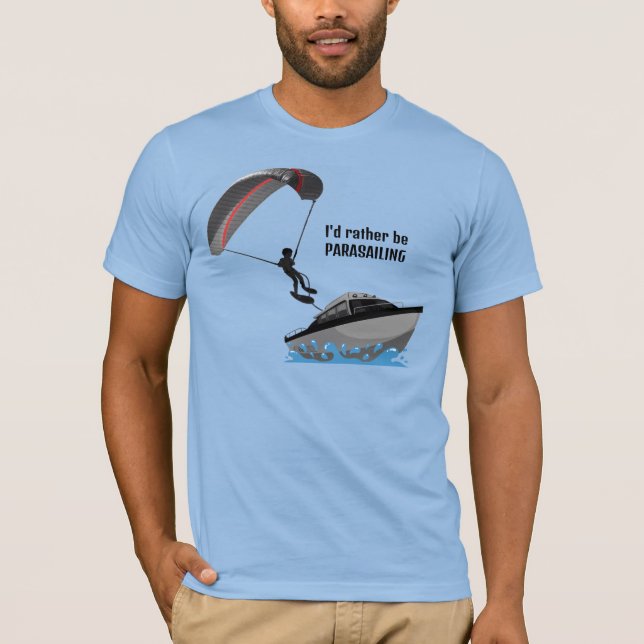 Parasailing Design T-Shirt Tee Shirt (Front)