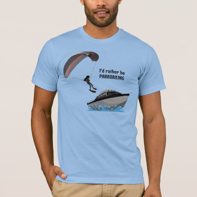 Parasailing Design T-Shirt Tee Shirt (Front)