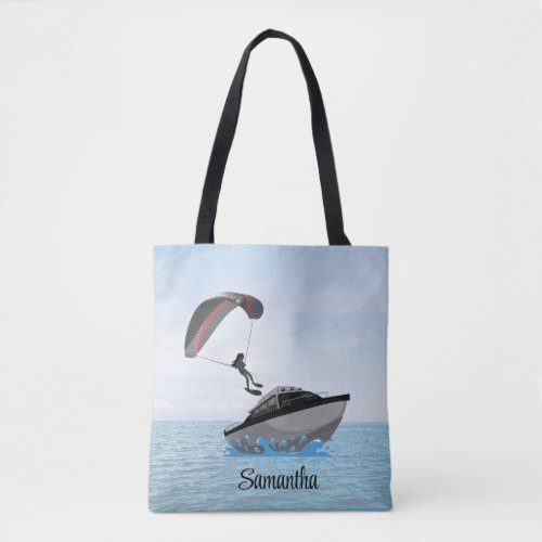 Parasailing Design Tote Bag