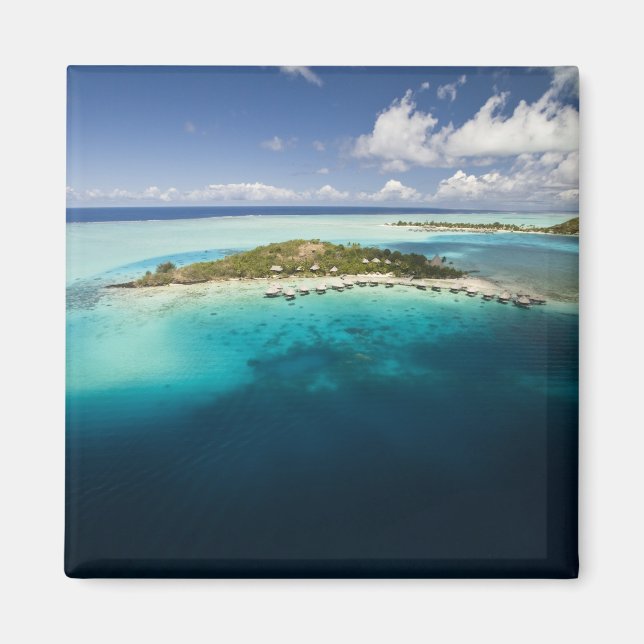 Parasailing over the beautiful lagoon of Bora Magnet (Front)
