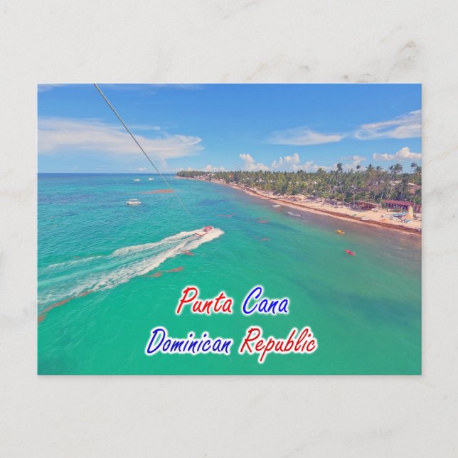 PARASAILING PUNTA CANA POSTCARD (Front)