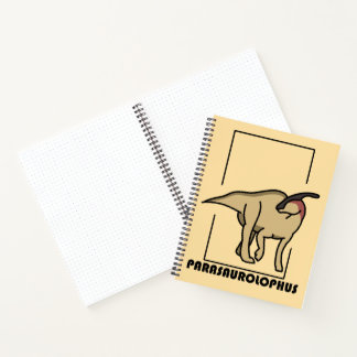 Parasaurolophus Dinosaur Design Notebook