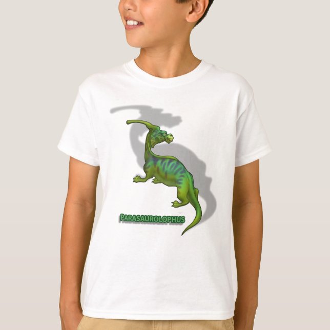 Parasaurolophus Dinosaur T-Shirt (Front)
