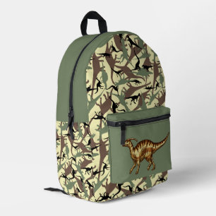 Parasaurolophus Printed Backpack
