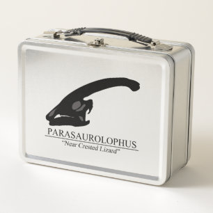 Parasaurolophus Skull Metal Lunch Box