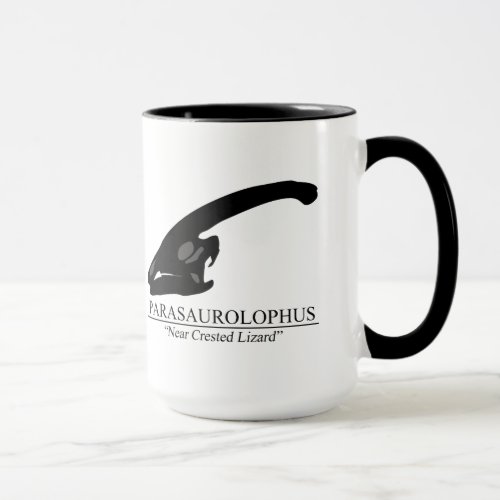 Parasaurolophus Skull Mug