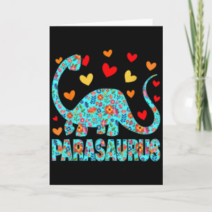 Parasaurus Paraprofessional Paraeducator Dinosaur Card