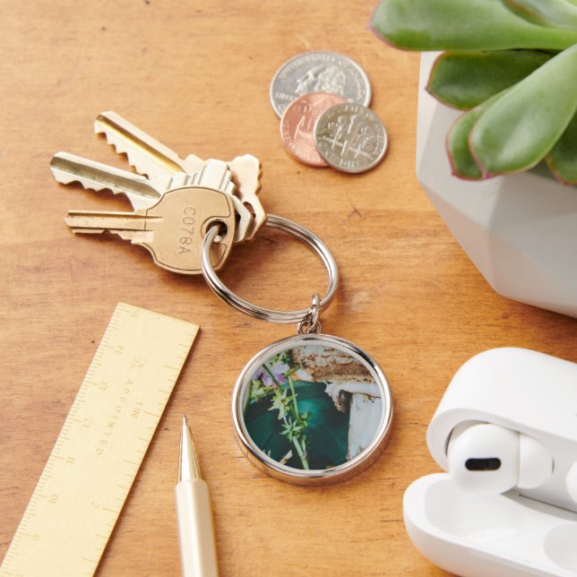 Parasol mushroom, Swedish Archipelago, Sweden Keychain (Desk)