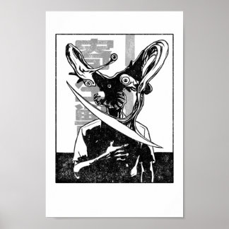 Parasyte Manga Style Poster